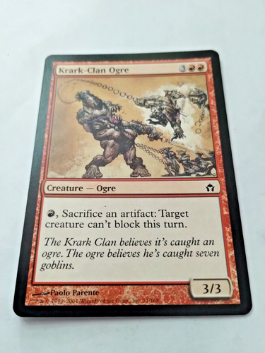 MTG Krark-Clan Ogre Fifth Dawn 71/165 Regular Common - Uncirculated - Picture 2 of 3