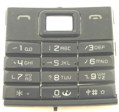 Nokia 8800 Sirocco Black Tastatur Keypad Tastaturmatte Tastenmatte Key Tasten