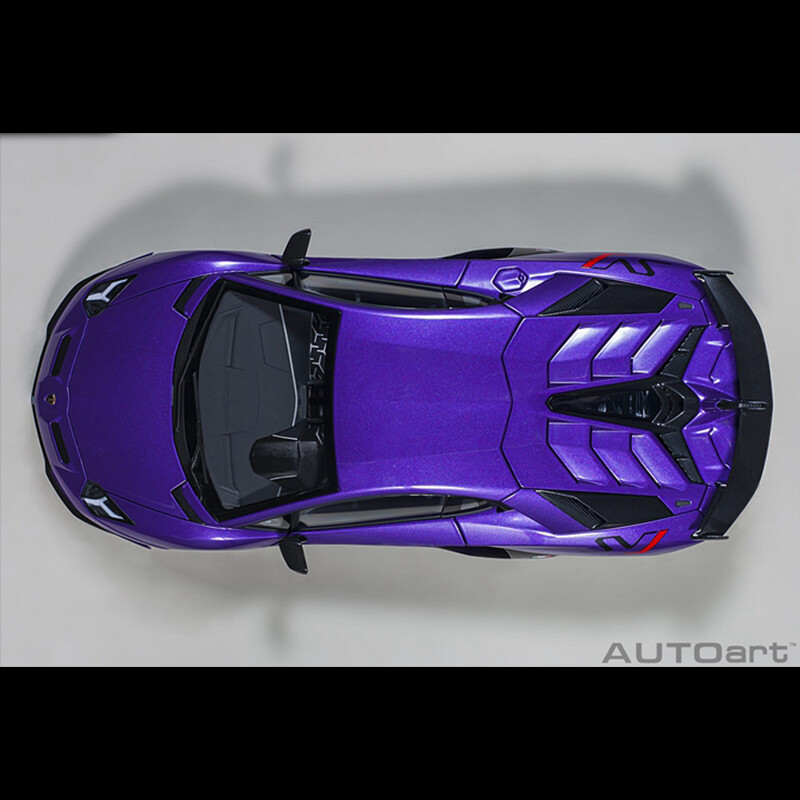 Autoart 1:18 Lamborghini Aventador SVJ Purple Alloy Diecast Autoart 1:18 Lamborghini Aventador SVJ Purple Alloy Diecast