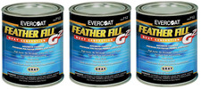 Evercoat 712 Featherfill G2 Primer 2nd Generation- Gray Color 3 Pack