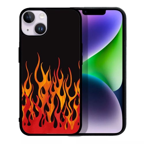 Anti scratch Cover For Samsung Galaxy Z Fold Flip 3 4 5 6 black orange red flame - 第 7/25 張圖片