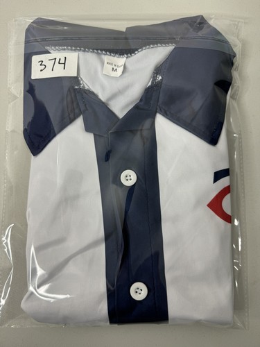 Minnesota Twins Baseball Bowling Shirt Bowling Squad Button Unisex Size Medium - Picture 9 of 9