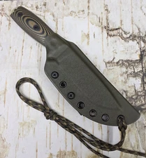 KYDEX SHEATH  with COMBAT CLIP for ESEE 4P w 3D HANDLES, HAND MADE, ESKY012