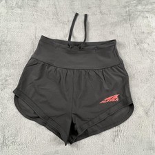 Altra Running Shorts Womens Small Black High Rise Lined Reflective Pockets 3"