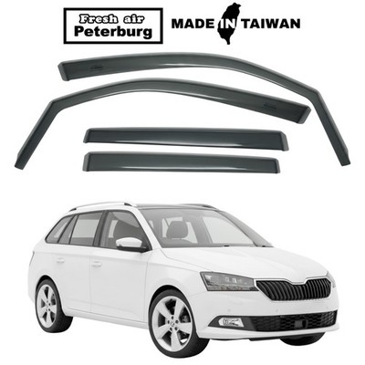 for SKODA FABIA COMBI 3RD. 2015-2021 IN-CHANNEL WIND DEFLECTOR 4PCS