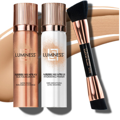 NWT Luminess AIRBRUSH SPRAY SILK FOUNDATION STARTER KIT