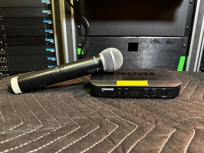 BLX4H9/PG58 Shure Handheld Wireless Microphone System Genuine Used+PSU&Mics-H9