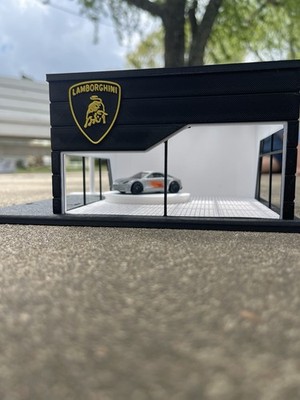 1/64 Scale Lamborghini Dealership Building 3D Printed Model