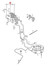Genuine VW Golf R32 GTI Rabbit Diagnosis Pump For Fuel System 1K0906201D