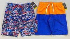 Boy's Under Armour Swim Trunks Mesh Liner YOU GET BOTH Size Large