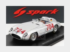 1:43 SPARK Mercedes Benz 300 Slr #704 Mille Miglia 1955 Herrmann Eger S5892