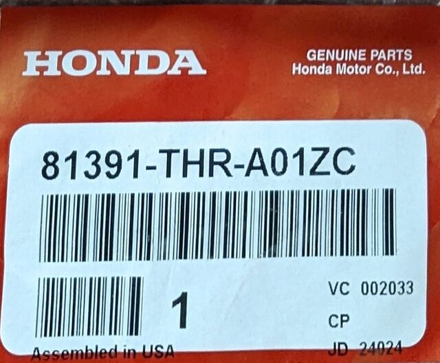 Genuine Honda Handle R Middle Seat Walk-In | NH781L | Mocha Gray