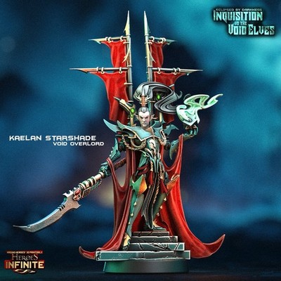 Druhkari archon Proxy Dark Eldar On 40mm Base