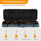 Ktaxon Cases Hard-Shell Wood Case for Standard Electric Guitars Telecaster &Lock