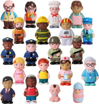 Beverly Hills Sweet Li'l Folks set of 20 Figures Toys Career Community Helpers