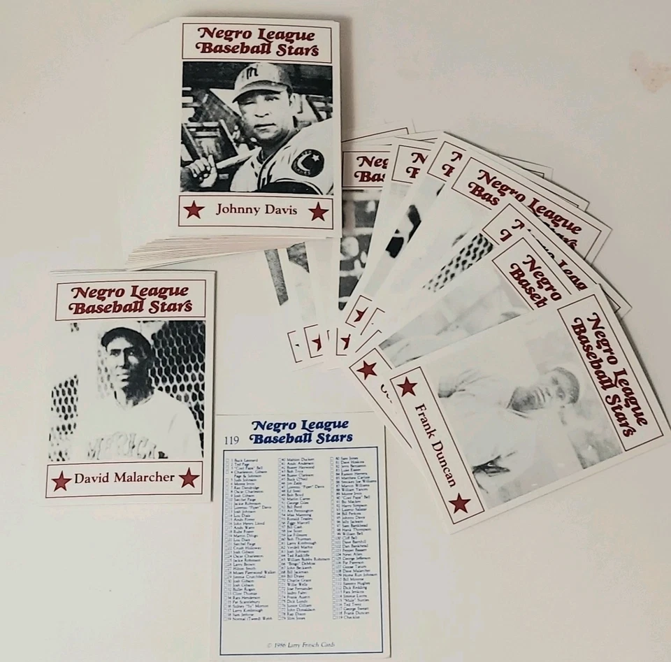 1986 Larry Fritsch Cards Negro Leagues Baseball Stars "Almost" Complete Set - Image 2 of 4
