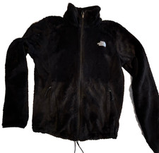The North Face Black Fleece Zip Up Jacket Full Zip Cozy Pockets Women s Small
