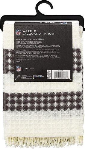 New York Giants Wurfdecke Waffel gewebt Jacquard, 50x60 Zoll,... - Bild 5 von 6