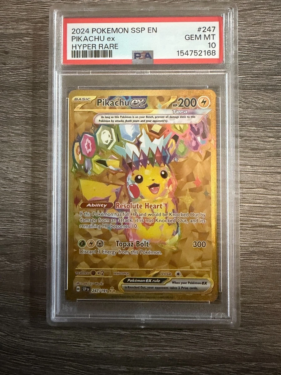 Pikachu Pokémon TCG Professional Sports Authenticator (PSA) Grade