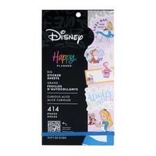 Happy Planner Disney Alice in Wonderland CuriousVALUE PACK STICKERS - BIG