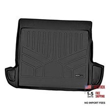 Cargo Trunk Liner Floor Mat Behind 2nd Row Black Compatible with 2010-2022