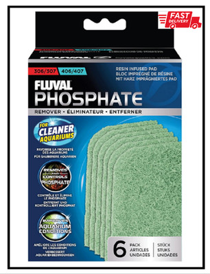 Fluval 307/407 Phosphate Remover Pad, Replacement Aquarium Canister Filter Media