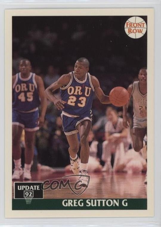 1991-92 Front Row Update Greg Sutton #64 Rookie RC 0q3