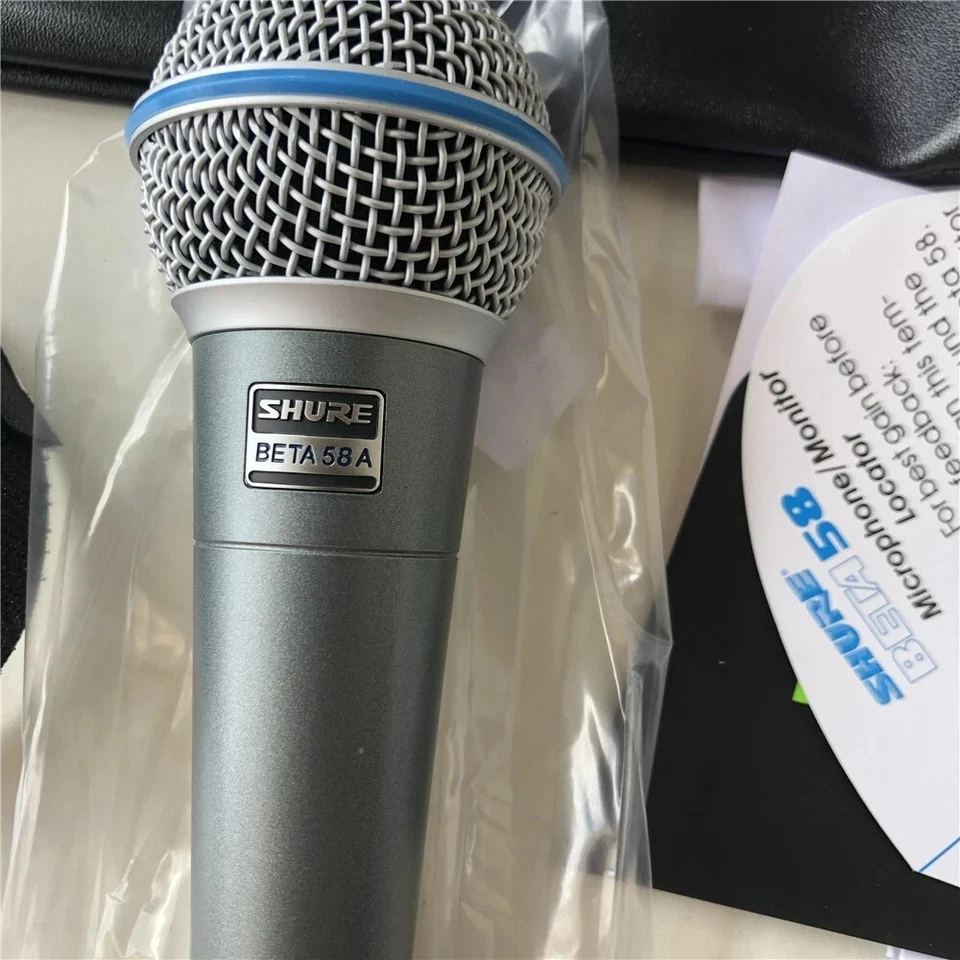 Shure Beta 58A Dynamic Vocal Microphone Supercardioid Pro Live & Studio Mic - Image 4 of 4