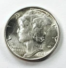 *1945 PHILADELPHIA MINT MERCURY DIME* *GEM BU+* NR #P3056