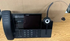 Mitel MiVoice 6940w IP Phone &Jabra Integrated DECT Headset Fast FREE US Ship!