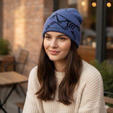 Arc teryx Bird Head Toque Blue Wool Unisex Ski Winter Beanie Hat NWT