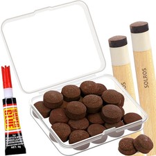 Billiard Pool Cue Tips - Pool Cue Stick Tips Replacement Repair Kit Billiard Cue