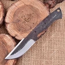 8'' 1095 High Carbon Steel Knife Blank Blade DIY Bushcraft Hunting Knife Making