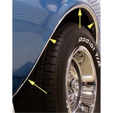 Reproduction Wheelwell Trim Moldings 1967-68 Non Rs Camaro 4-piece Kit