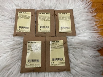 Le Labo Eau De Perfume x 5 Trial Vials Splash 0.75ml/e DISCOVERY SET read pictur