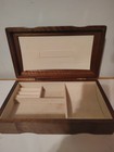 Vintage Wooden Jewelry Box Organizer. Wooden Box.
