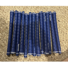 Golf Pride Tour Wrap Rubber Golf Club Grips Blue/White Midsize (set of 13)