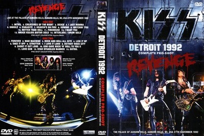 Kiss 11-27-92 Detroit, MI. 2 DVD Pro-Shot