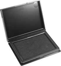 Black Ink Pad 4 X 2.5Nch Stamp Pad Premium Felt Ink Pad for Rubber Stamps Cl
