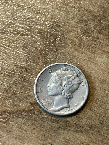 1942D Mercury Dime XF+