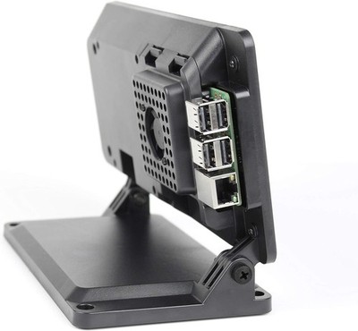 SmartiPi Touch 2 Case for Raspberry Pi 7 Touchscreen with Fan
