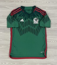 Adidas 2022/23 Mexico National Team Home Soccer Jersey HE8848 Youth Size Medium