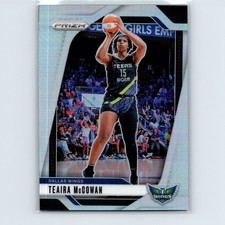 2024 Panini Prizm WNBA Teaira Mccowan #105 Silver Prizm Dallas Wings