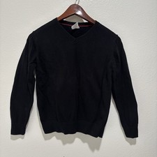 Gap Kids V Neck Sweater Size Medium Black Long Sleeve