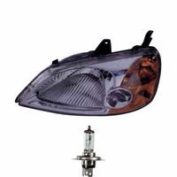 Halogen Scheinwerfer Links H4 FüR Honda Civic VII Stufenheck Inklusive Lampen
