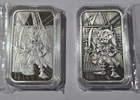 Rare! 2oz Set Scroogin' The 7 Seas 1oz .999 Ag Each Bar