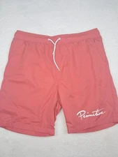 Primative Skateboarding Shorts Large Red Mesh Lined Drawstring 