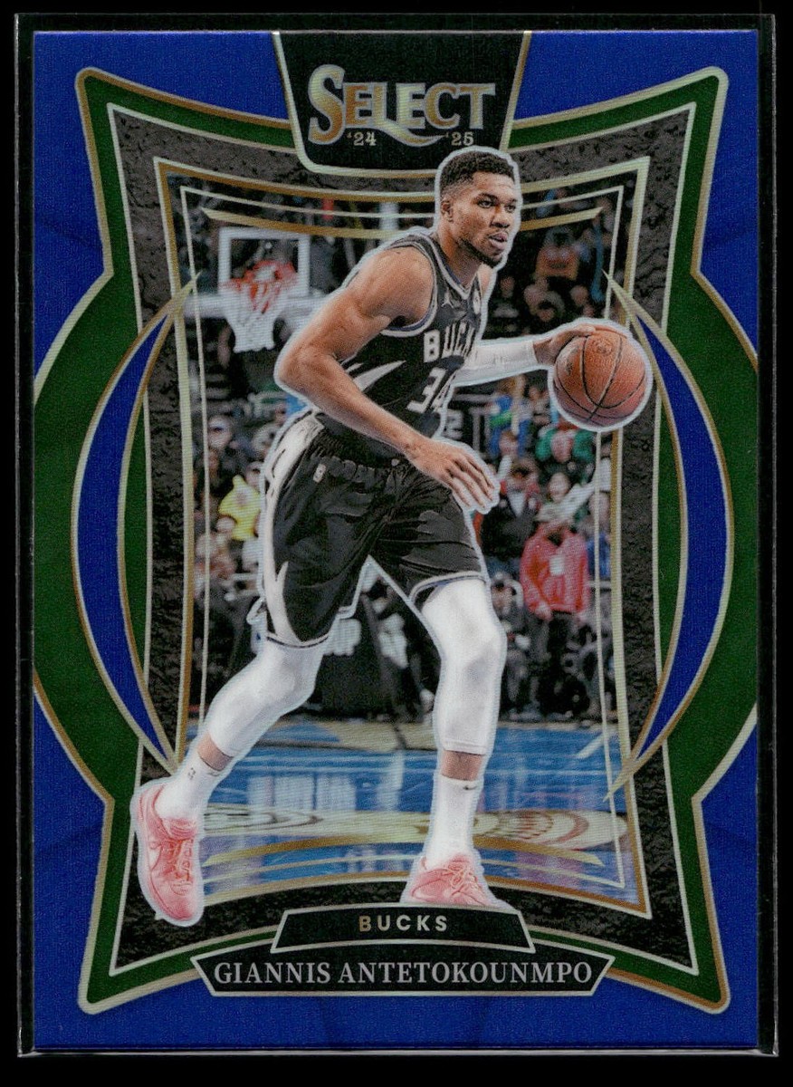 panini SELECT GIANNIS ANTETOKOUNMPO 2年目 2022 Select Giannis Antetokounmpo Blue Cracked Ice Prizm