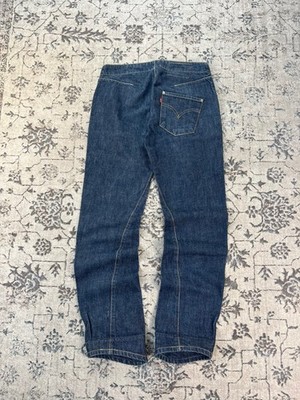 Levis Engineered Jeans Mens W29 L32 Dark Indigo Twisted Seam Y2K Vintage
