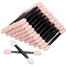 30PCS Disposable Eyeshadow Sponge Brushes Dual Sided Makeup Applicator